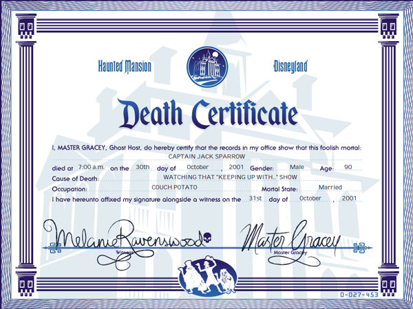 Doombuggies and death certificates