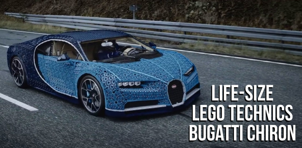Bugatti Chiron built from LEGO Technic!